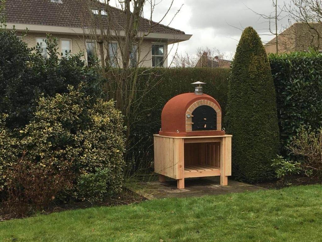 Gold Clay Red Wood & Gas Fired Oven